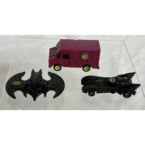 ERTL - DC Comics Batman Batmobile Batwing and Joker Van Die Cast Vehicle Set